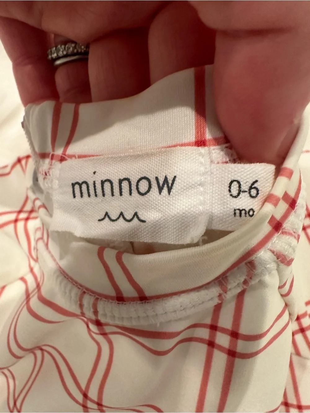 Minnow swim One-Piece Rash Guard 0-6 months